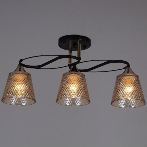 Потолочная люстра Reluce 06087-0.3-03 BK+FG