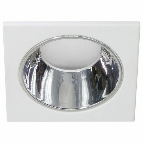 Светильник встраиваемый Feron DL3112 потолочный MR16 G5.3 белый + хром 51406