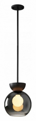 Подвесной светильник iLamp Mono P6079-1 BK+SM Подвесной светильник iLamp Mono P6079-1 BK+SM