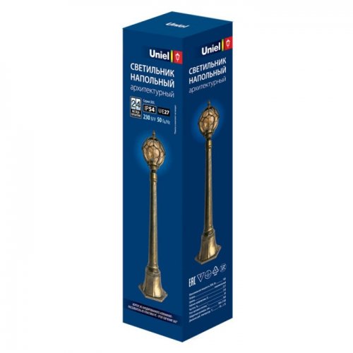 Наземный светильник  UUL-T90B 60W/E27 IP54 GOLD