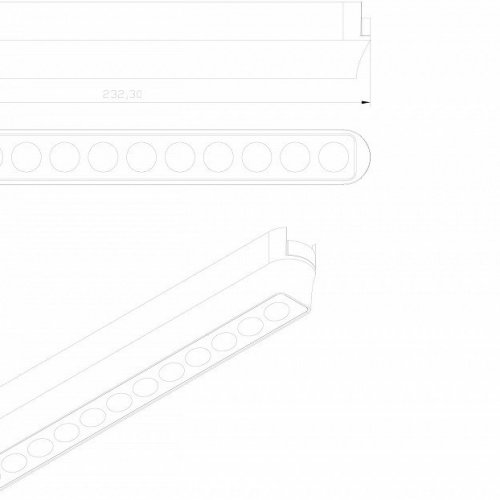 Трековый светильник AIR GRILL DK5335-BK