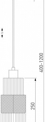 Подвесной светильник Eurosvet Soho 50209/1 хром