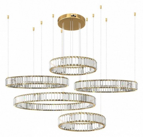 Подвесной светильник Loft IT Crystal ring 10135/5 Gold