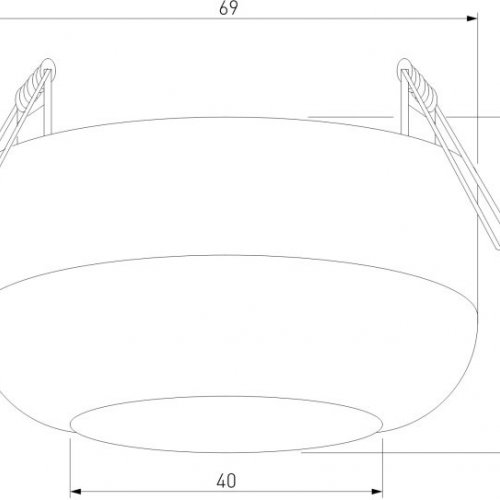 Точечный светильник Onde 25088/LED