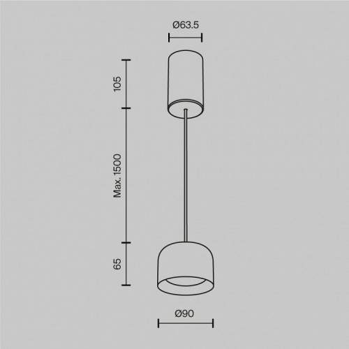 Подвесной светильник Maytoni Comfy P113-L12-3K-B
