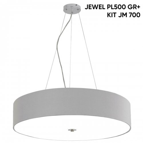 Потолочный светильник Crystal Lux Jewel PL700 Gray
