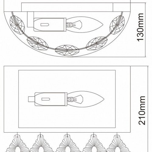 Настенный светильник MW-Light Жаклин 465026601 Настенный светильник MW-Light Жаклин 465026601