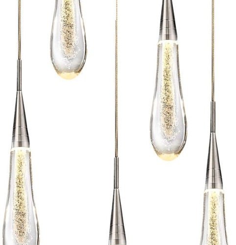 Подвесной светильник DeLight Collection Pour MD-023B-5 chrome