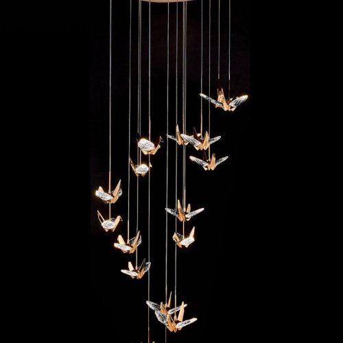 Подвесная люстра Alma LE7706/17 Gold