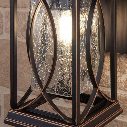 Уличный настенный светильник Elektrostandard Spica D черное золото GL 1026D 4690389150142 Уличный настенный светильник Elektrostandard Spica D черное золото GL 1026D 4690389150142