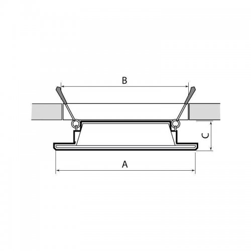 Встраиваемый светодиодный светильник Jazzway PLED DL7 5042544