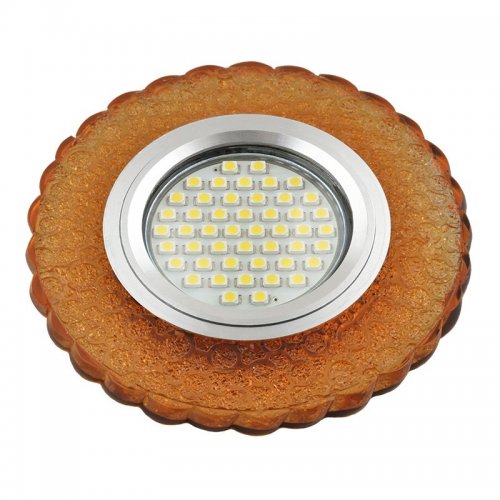 Встраиваемый светильник Fametto Luciole DLS-L140 Gu5.3 Glassy/Gold