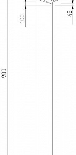 Уличный светодиодный светильник Elektrostandard Sensor 1542 TECHNO LED a072088