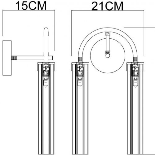 Бра Borgia A4088AP-2AB