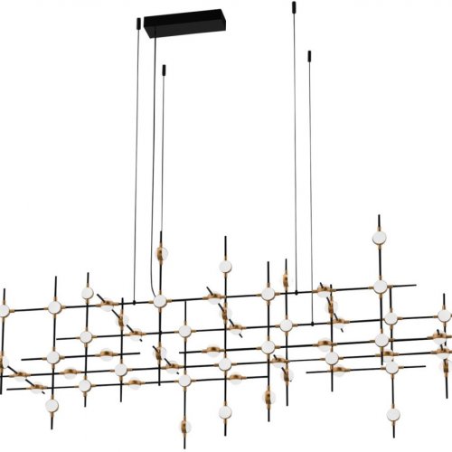 Подвесная люстра DeLight Collection Molecular MD18001067-55A black/gold Подвесная люстра DeLight Collection Molecular MD18001067-55A black/gold