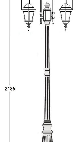 Наземный фонарь Oasis Light ASTORIA 1 S 91309SA/10 down Bl Наземный фонарь Oasis Light ASTORIA 1 S 91309SA/10 down Bl