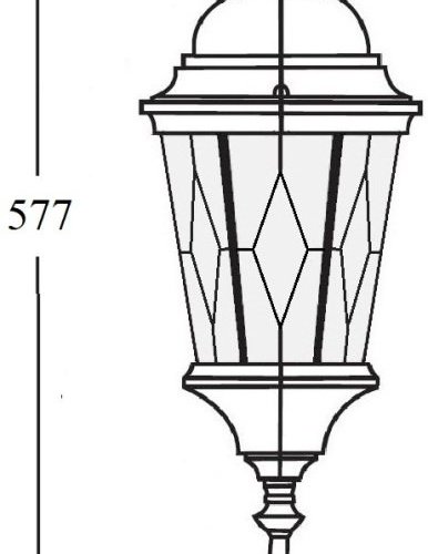 Потолочный светильник уличный Oasis Light ASTORIA 2M 91405MA cover Gw ромб