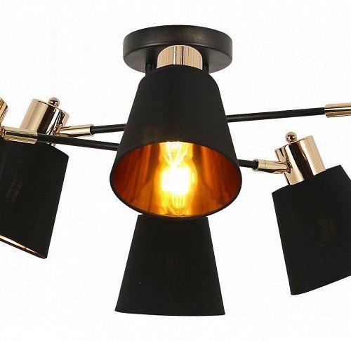 Потолочная люстра Illumico IL6116-6COU-79 BK GD Abelie