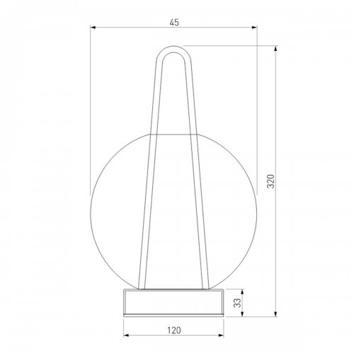 Настольная лампа Eurosvet Frasco 80507/1 синий Настольная лампа Eurosvet Frasco 80507/1 синий