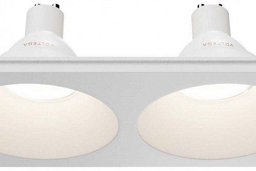 Встраиваемый светильник Maytoni Technical Gyps Modern DL129-GU10-02-W