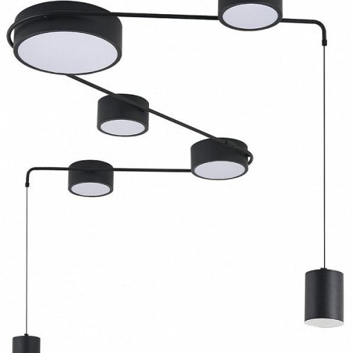 Потолочная люстра Indigo Modulo 14028/7С Black Потолочная люстра Indigo Modulo 14028/7С Black