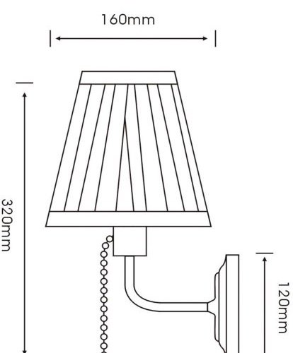 Бра Arte Lamp Marriot A5039AP-1AB
