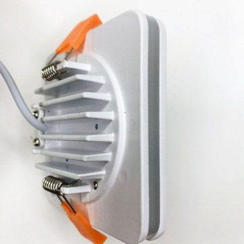 Встраиваемый светодиодный светильник Elvan VLS-109SQ-12W-WW-Wh