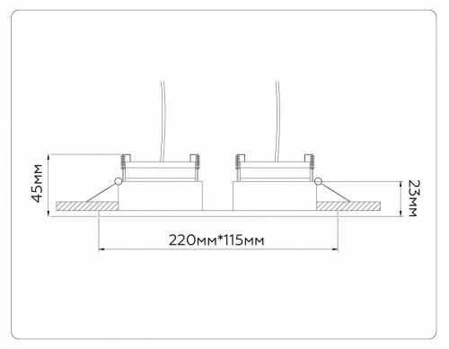 Встраиваемый светильник Ambrella light TECHNO SPOT TN51920