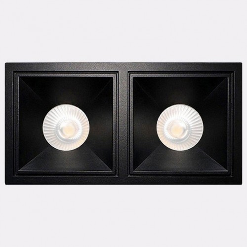 Точечный светильник Italline IT06-6020 black 4000K - 2 шт. + IT06-6022 black