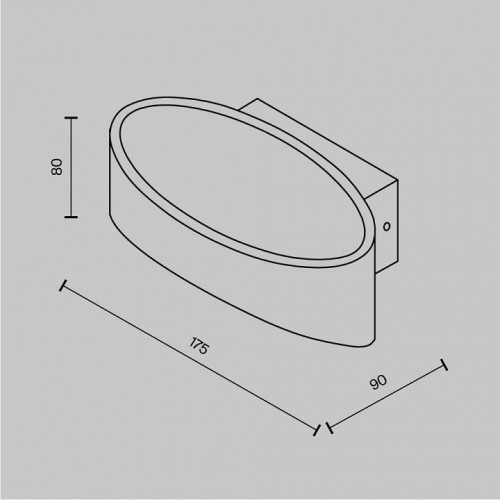 Настенный светодиодный светильник Maytoni Trame C806WL-L5W Настенный светодиодный светильник Maytoni Trame C806WL-L5W