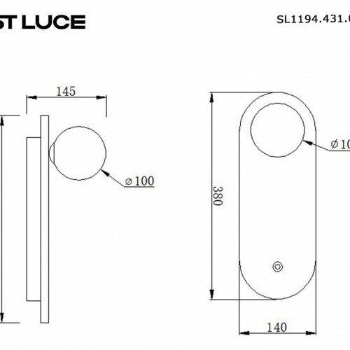 Настенный светильник ST Luce Earthy SL1194.431.01