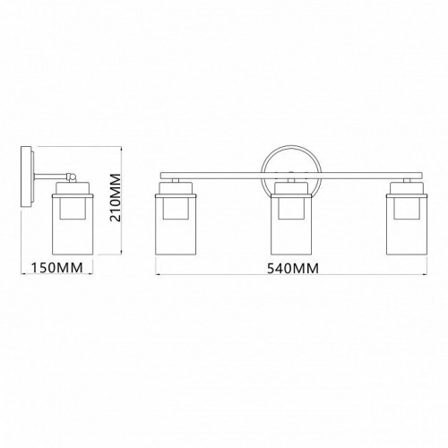Настенный светильник Escada Dinasty 2118/3A