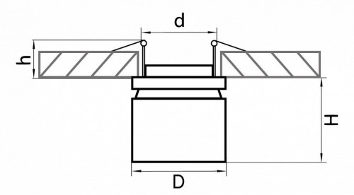 Точечный встраиваемый светильник Lightstar Forte Inca 214827