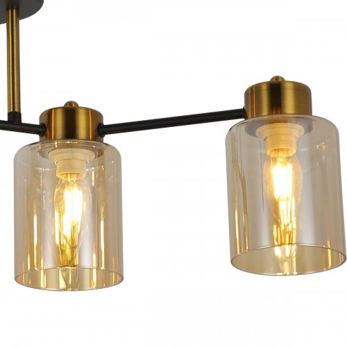 Потолочная люстра Illumico IL6111-4COU-79 BK GD Потолочная люстра Illumico IL6111-4COU-79 BK GD