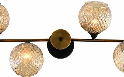 Потолочная люстра Reluce 11341-0.3-04 GOLD BRONZE+BK Потолочная люстра Reluce 11341-0.3-04 GOLD BRONZE+BK