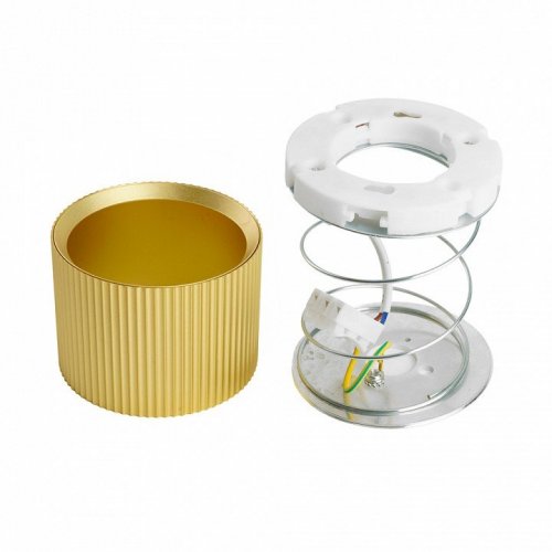 Светильник потолочный Feron HL458  Barrel ARIA 12W, 230V, GX53, золото