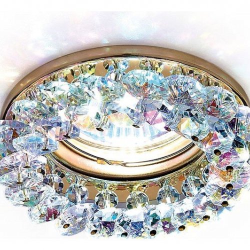 Встраиваемый светильник Ambrella light Crystal K206 MULTI/G