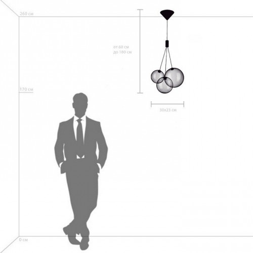 Подвесной светильник Lightstar Sferetta 801030 Подвесной светильник Lightstar Sferetta 801030
