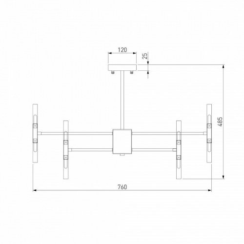 Люстра на штанге Bogates Bastone a054007