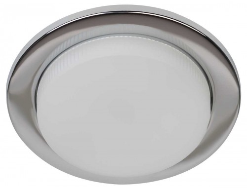 Светильник встраиваемый ЭРА KL70 CH-10 под лампу GX53 хром набор 10 шт Б0057478