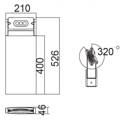 Наземный светильник LEDSPOT W6146S-1-526-3K Gr