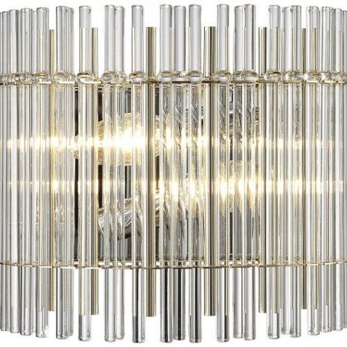 Настенный светильник Crystal Lux Aurelio AP2 Gold+Chrome/Transparent