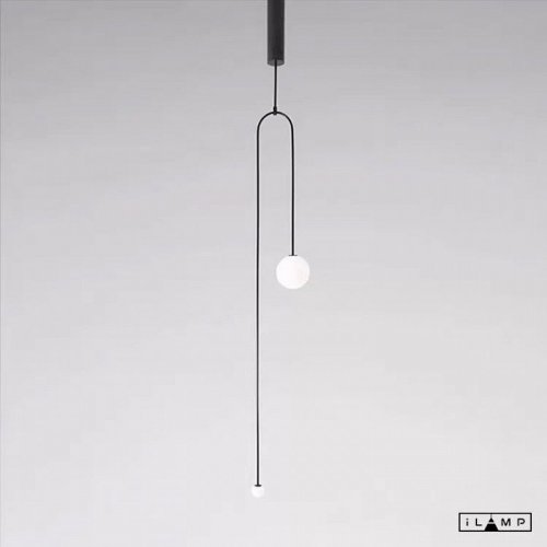 Подвесной светильник iLamp North 8628P/2 BK-WH Подвесной светильник iLamp North 8628P/2 BK-WH