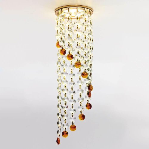 Встраиваемый светильник Ambrella light Crystal K3440 CL/BR/G Встраиваемый светильник Ambrella light Crystal K3440 CL/BR/G