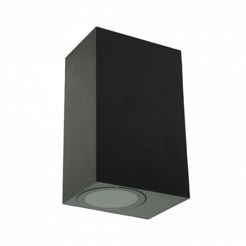 Светильник садово-парковый Feron.ONE DH051-P,на стену, 2*GU10 220-240V, черный пластик 51546