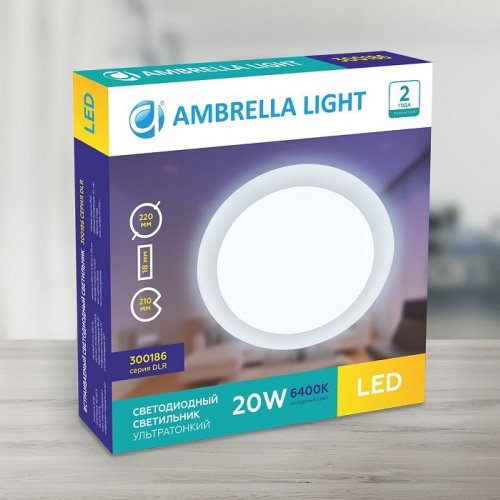 Встраиваемый светодиодный светильник Ambrella light Present 300186