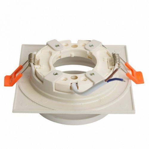 Светильник встраиваемый Feron DL503 LUNA потолочный GX53 белый квадрат 51091