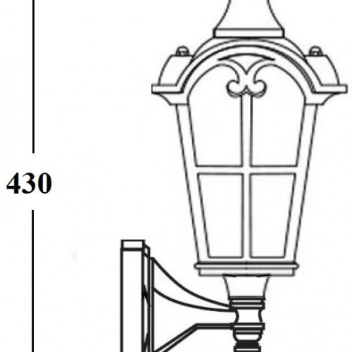 Настенный фонарь уличный Oasis Light PORTO 86101/04 Gb