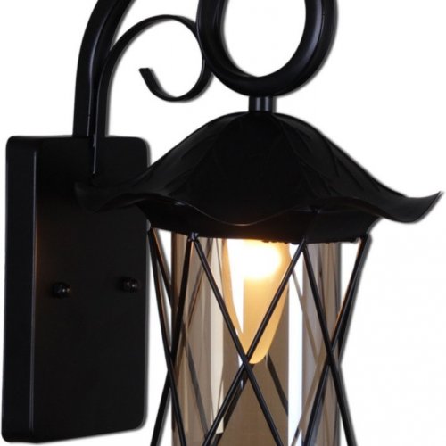 Уличный настенный светильник Reluce 08281-9.2-001U BK