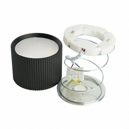 Светильник потолочный Feron HL458  Barrel ARIA 12W, 230V, GX53, черный